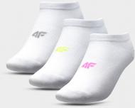 Носки 4F NOSDJ-JSOD210-56S+72S+25M р.32-35 белый 3 шт.