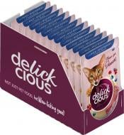 Консерва DELICKCIOUS Хлопья с уткой и лесными ягодами в сливочном соусе 12 шт 80 г