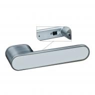 Ручка на розетці Gavroche GRCLICK О-1 матовий хром із білим Ручка на розетці Gavroche GRCLICK О-1 матовий хром із білим