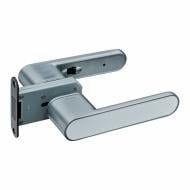 Ручка на розетці Gavroche GRCLICK ОL-1 матовий хром із білим Ручка на розетці Gavroche GRCLICK ОL-1 матовий хром із білим