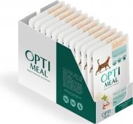 Корм Optimeal с кроликом в белом соусе 12 шт 85 г