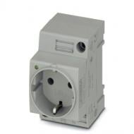 Розетка модульная с заземлением EO-CF/UT/LED Phoenix Contact IP20 серый 0804026