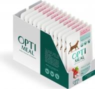 Корм Optimeal з телятиною в журавлиному соусі 12 шт 85 г Корм Optimeal з телятиною в журавлиному соусі 12 шт 85 г
