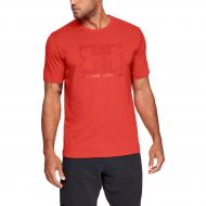 Футболка Under Armour UA Boxed Sportstyle SS 1329581-890 р.S красный