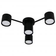 Люстра потолочная ULLATUS LIV GX53 CL-3+1 BK 4xGX53 черный