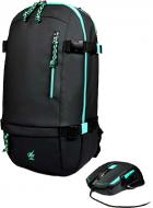 Рюкзак PORT Designs GAMING BackPack+Mouse Green 15.6" black (901752)