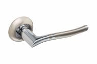 Ручка на розетке Gavroche TITANIUM Ti-A5 (SN/CP) матовый никель/хром
