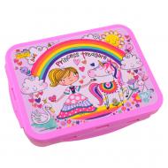 Ланч-бокс YES Rachel Unicorn з ложкою і виделкою 1000 мл 706916