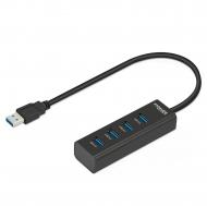 USB-хаб Promate EzHub-4 4xUSB 3.0 Black