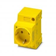 Розетка модульная с заземлением EO-CF/UT/LED/YE Phoenix Contact IP20 желтый 1068028