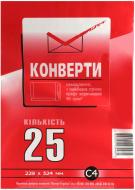 Набор конвертов 4240_25 крафт 90 г/м 25 шт