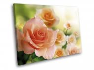 Картина Персиковые розы 40x30 см WallArt 54368-1.1