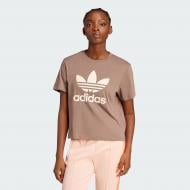 Футболка Adidas TRFL TEE BOXY JD4582 р.M коричневый