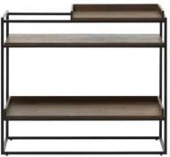 Стол письменный Unique Furniture RIVOLI 780х1200х600 мм черный/дуб натуральный (RIVOLI DESK 60x120 CM )