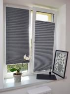 Штора-плиссе Rollotex ткань MELANGE TERMO 61х160 см серая