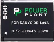 Акумулятор PowerPlant Sanyo DB-L80, D-Li88 900мА*ч (DV00DV1289)