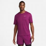 Футболка Nike M NK DF MILER TOP SS CU5992-610 р.M фиолетовый