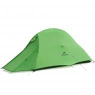 Палатка туристическая Naturehike сверхлегкая одноместная Cloud Up Base 1 CNK2450WS032, зеленая 6927595798614