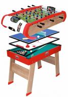 Игровой стол Smoby деревянный полупрофессиональный Power Play 4 в 1 640001