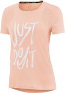 Футболка Nike W NK RUN TOP SS GX BV2910-682 р.S персиковый