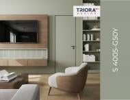 Краска универсальная латексная резиновая Triora мат NCS S 4005-G50Y 1,2 кг