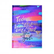 Блокнот-мотиватор Today серии You GO girl, 140х210 мм, 152 л. YES