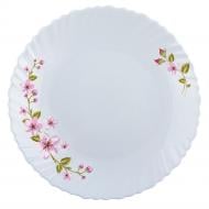 Тарелка обеденная Vittora Прикосновение весны Wave 220 мм V-220TS