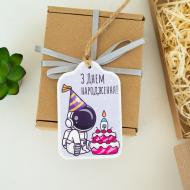 Открытка GrayCat деревянная С Днем рождения