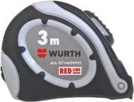 Рулетка WURTH кишенькова RED LINE 0714699921 3  м x 16  мм