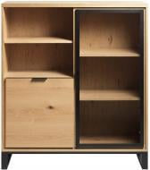 Витрина Unique Furniture LIVORNO 1д 1390х1230х420 мм дуб натуральный (43831020)