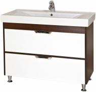 Тумба напольная Aqua Rodos Ника венге с умывальником Mona 100 Тумба напольная Aqua Rodos Ника венге с умывальником Mona 100
