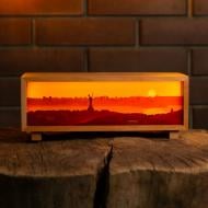 Декор-панорама GrayCat Вечерний Киев лакированное дерево