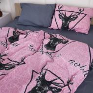 Комплект постельного белья Бязь 17-0516 Noble deers pink 175х210 см мультиколор MirSon