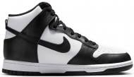 Кросівки жіночі демісезонні Nike DUNK HIGH DD1869-103 р.38 чорні із білим