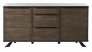 Комод Unique Furniture ARNO 2д3ш 1700x850x450 мм черный/дуб копченый (39832930 )