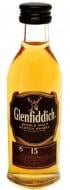 Віскі Glenfiddich односолодовий 15 yo 0,05 л