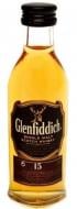 Виски Glenfiddich односолодовый 15 yo 0,05 л