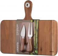 Набор для нарезки сыра Ardesto Midori 3 предмета коричневый AR0930 Набор для нарезки сыра Ardesto Midori 3 предмета коричневый AR0930