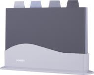 Набор досок Ardesto Fresh 4 шт. 23,8х33,8х7см серый AR1404GB
