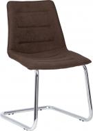 Стул обеденный Nowy Styl MERI CF CHROME (BOX-1) SORO-28 хром/коричневый