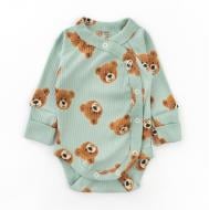 Боді дитяче для хлопчика Dexter`s Cute bear р.62 блакитний із малюнком 904114 Боді дитяче для хлопчика Dexter`s Cute bear р.62 блакитний із малюнком 904114