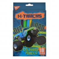 Карандаши цветные M-Trucks 18 шт. 290543 YES Карандаши цветные M-Trucks 18 шт. 290543 YES