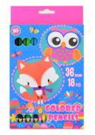 Карандаши цветные Charming Animals 18/36 цветов 290486 YES