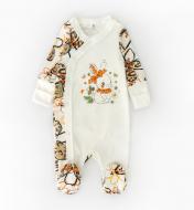 Комбинезон для девочек для девочки Dexter`s Flowers р.56 молочный 900221