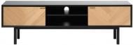 Тумба под ТВ Unique Furniture CALVI 2д 1600x500x430 мм дуб натуральный/черный/дуб натуральный (42153160) Тумба под ТВ Unique Furniture CALVI 2д 1600x500x430 мм дуб натуральный/черный/дуб натуральный (42153160)
