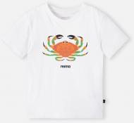 Футболка для дівчаток Reima Ajatus р.140 білий 5200217A-011A