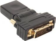 Перехідник PowerPlant HDMI – DVI чорний (KD00AS1301) 360 градусів