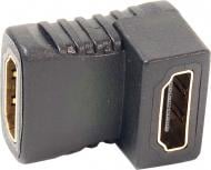 Перехідник PowerPlant HDMI чорний (KD00AS1305) кутовий