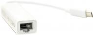 Кабель PowerPlant USB Type-C – RJ45 0,12 м білий (DV00DV4067)