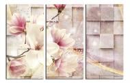 Картина модульна Чарівна магнолія 90x60 см WallArt 54387-3.1